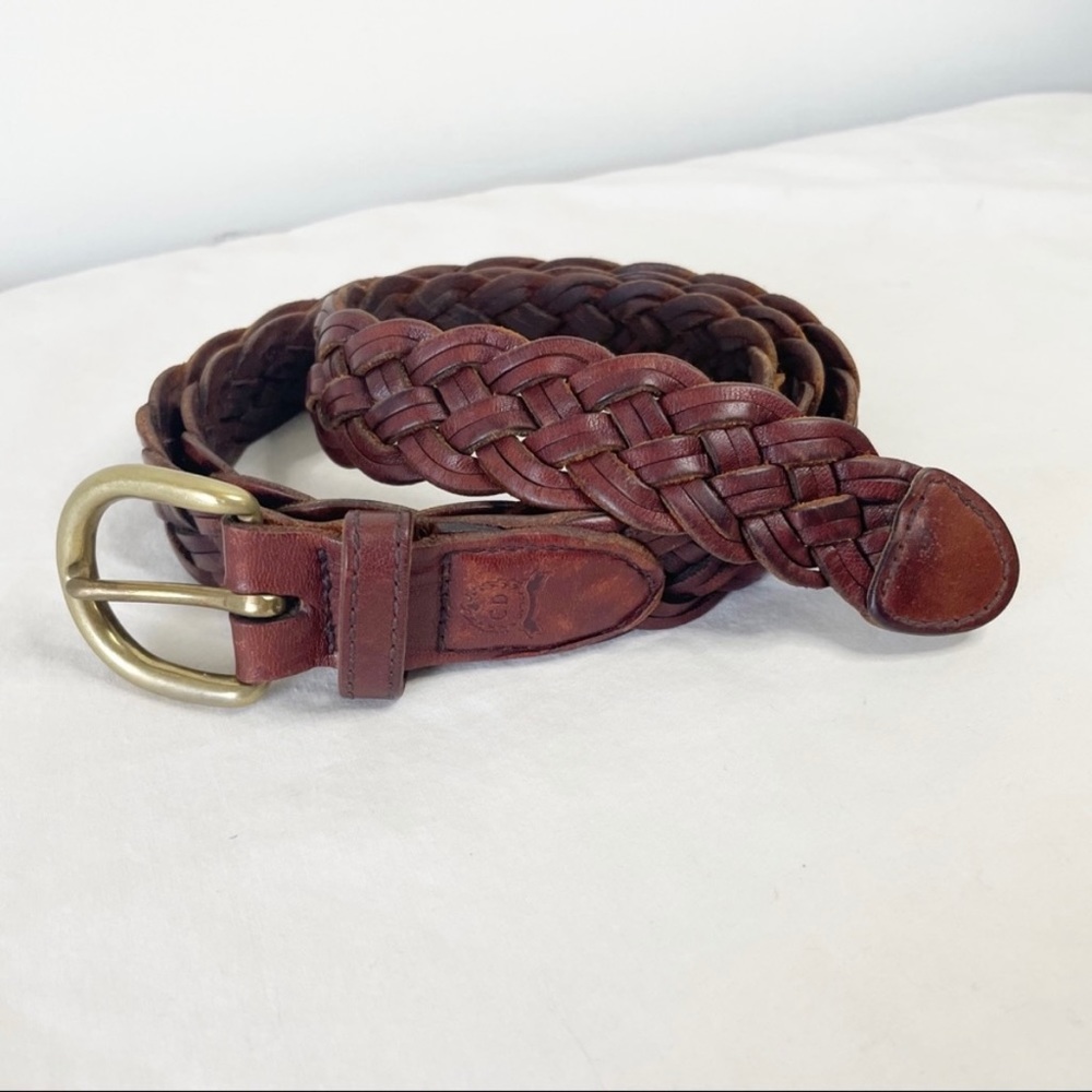 Christian Dior Braided Leather Belt